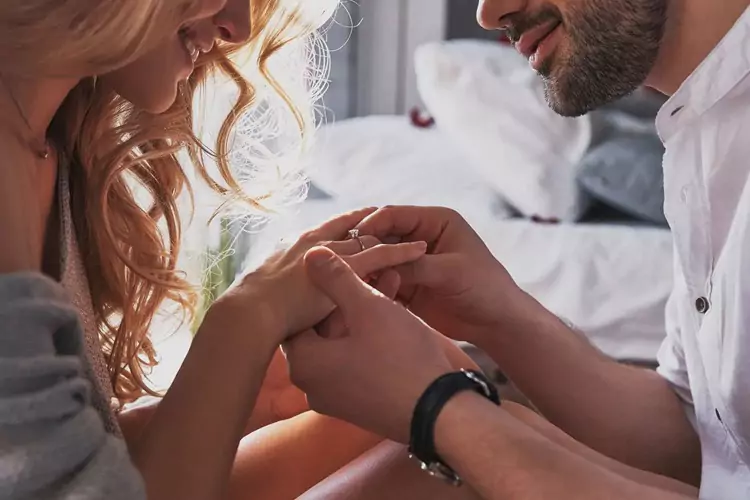 young couple in love