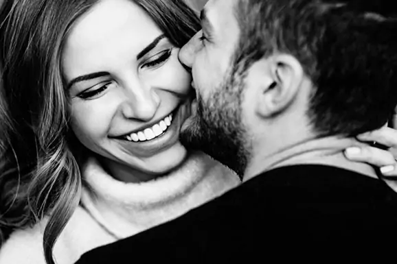 young couple in love