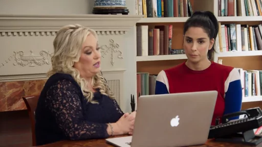 Susan Trombetti and Sarah Silverman