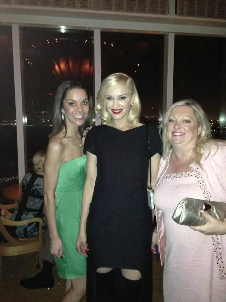 Susan Trombetti with Gwen Stefani