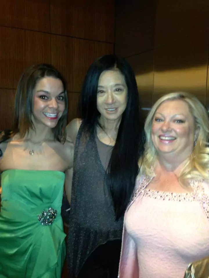 Susan Trombetti with Vera Wang