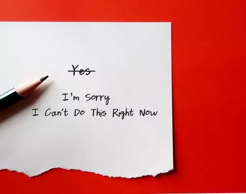 Emotionally unavailable note